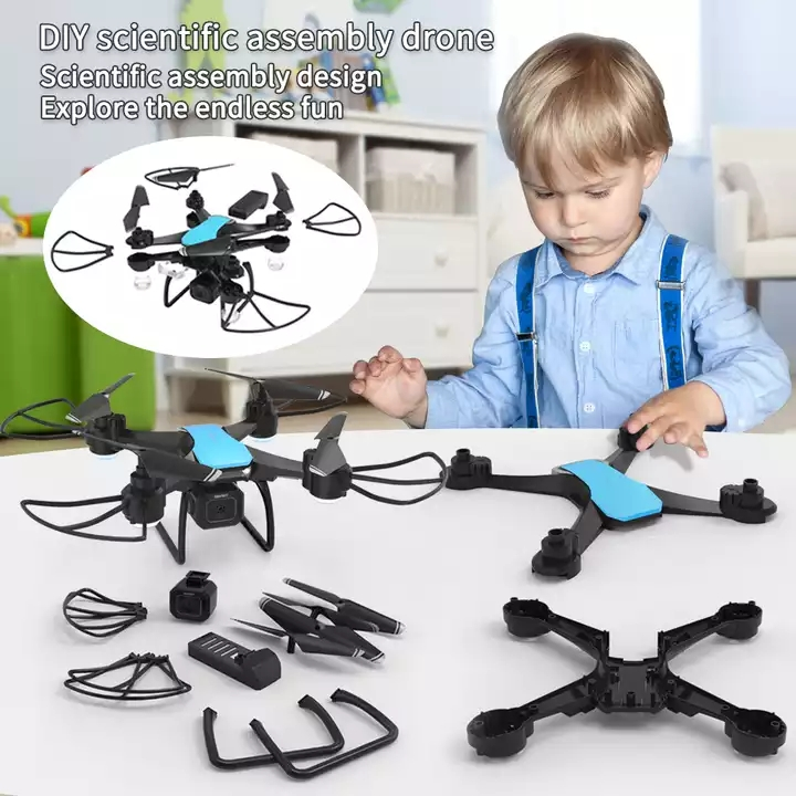 DIY Assembly Drone 360 Degree Flipping 8K Camera Stunt Rc Quadcopter