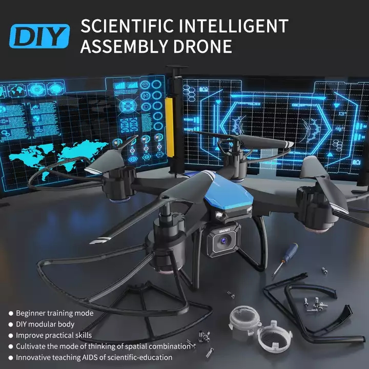 DIY Assembly Drone 360 Degree Flipping 8K Camera Stunt Rc Quadcopter