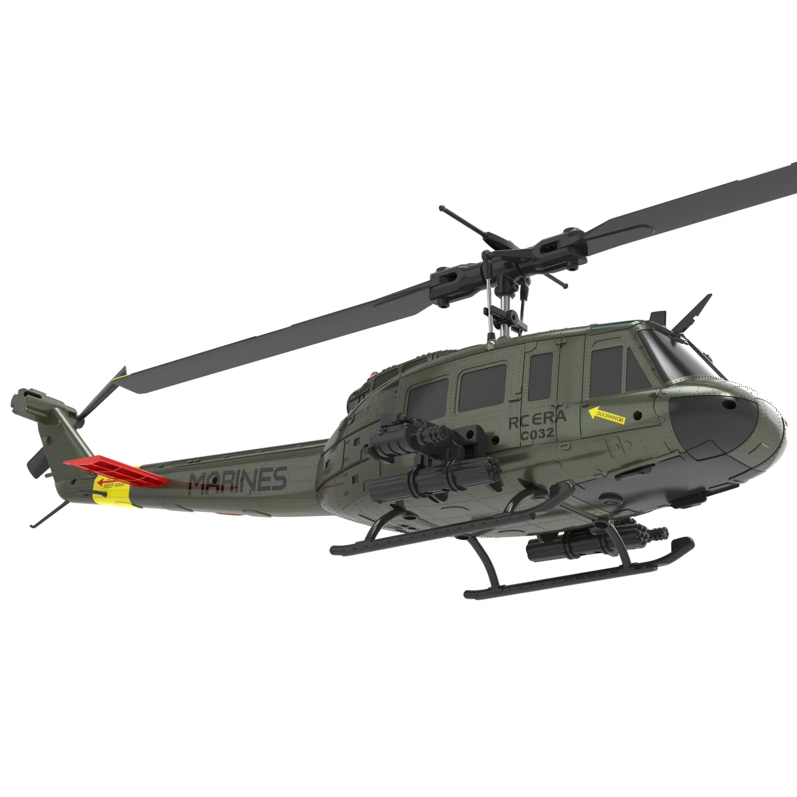 2025 New UH-1 Black Hawk RC Four-blade Brushless Helicopter 2.4G 4CH Flying Copter Model With 6-axis Gyroscope