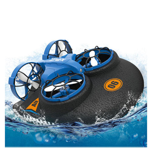 Water, Land and Air Three Entertainment Modes Hollow Cup Brush Motor Mini Drone RC Dron Hovercraft Toys Drones