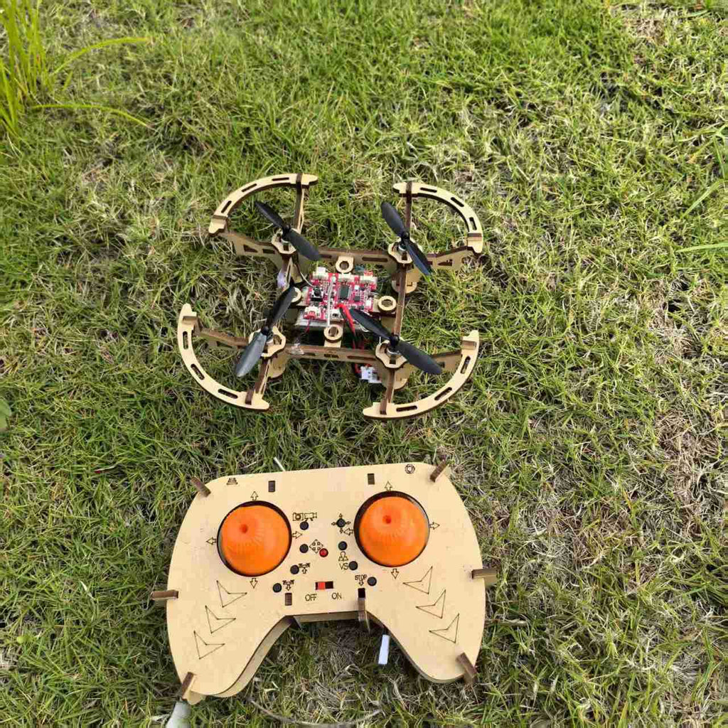 Wooden DIY Drone Kit – Educational STEM Handcraft Assembly Model