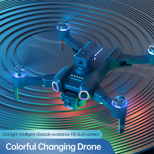 Brushless Drone Dazzling Light Transformation Beginner Drone with 8K Professional ESC HD Dual Camera RC Drones