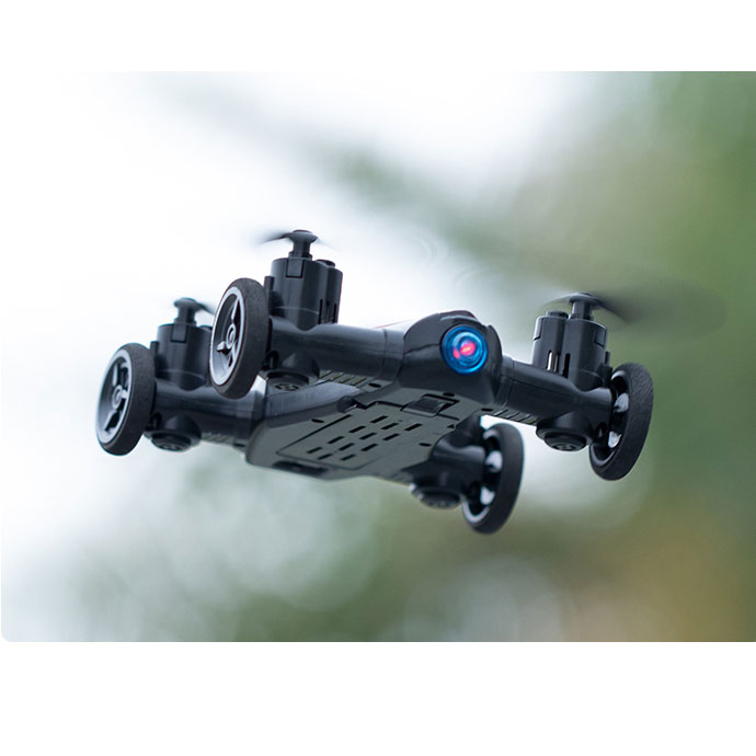 Stunt Rc Drone 2 in 1 Air-Ground Flying Car Rc Quadcopter Drone RTF With Altitude Hold One-key Return Headless Mode