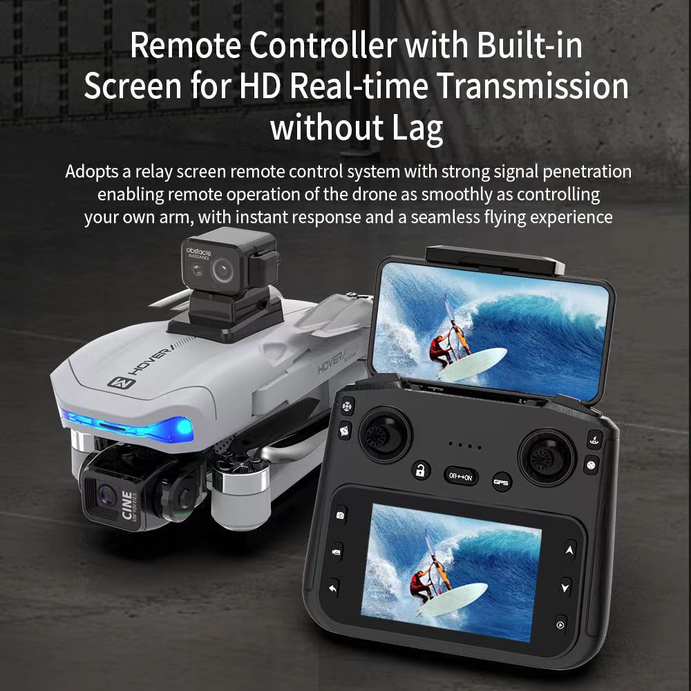 3axis Gimbal GPS Drone Professional 4k with Screen Touch Remote Control Drone Camera Drone Professional hd 1080p