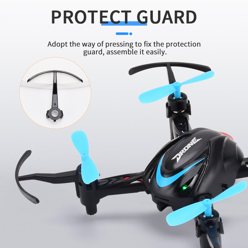 Mini Pocket Drone 2.4G 6 Axis Gyro Remote Control Quadcopter Mini Portable Drone Beginner Rc Stunt Drone With Led Light