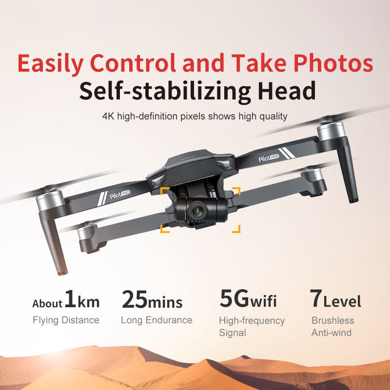 5G WIFI Brushless Motor Quadcopter Drones with 4k Camera and Gps Long Range Foldable Professional Rc Drones