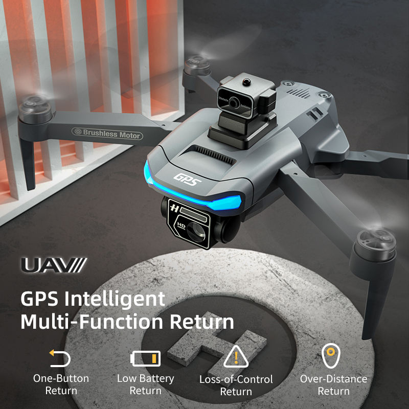 GPS PRO Drone with Screen on the Remote Control Screen Drones with 4k 8K Camera and Gps Long Range for Adult