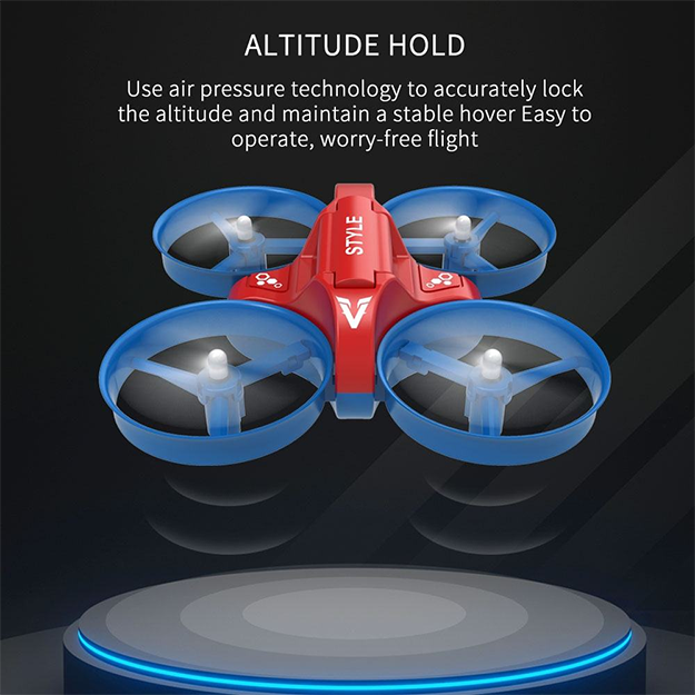 Amphibious RC Drone 3 in 1 Mini Hovercraft Boat Altitude Hold Drone Remote Control Waterproof Drone