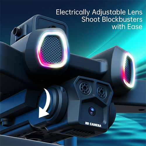 Brushless Drone Dazzling Light Transformation Beginner Drone with 8K Professional ESC HD Dual Camera RC Drones