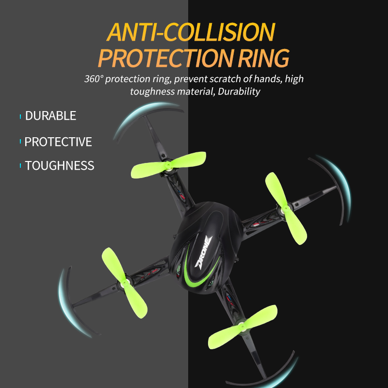 Mini Pocket Drone 2.4G 6 Axis Gyro Remote Control Quadcopter Mini Portable Drone Beginner Rc Stunt Drone With Led Light