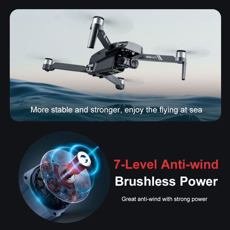 5G WIFI Brushless Motor Quadcopter Drones with 4k Camera and Gps Long Range Foldable Professional Rc Drones