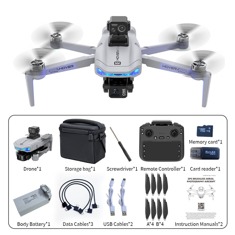 3axis Gimbal GPS Drone Professional 4k with Screen Touch Remote Control Drone Camera Drone Professional hd 1080p