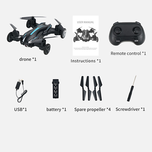 Mini Land Air Remote Control Drone Car Drones Profissional with 8K Professional Beginner HD Camera Drone Dron Toys