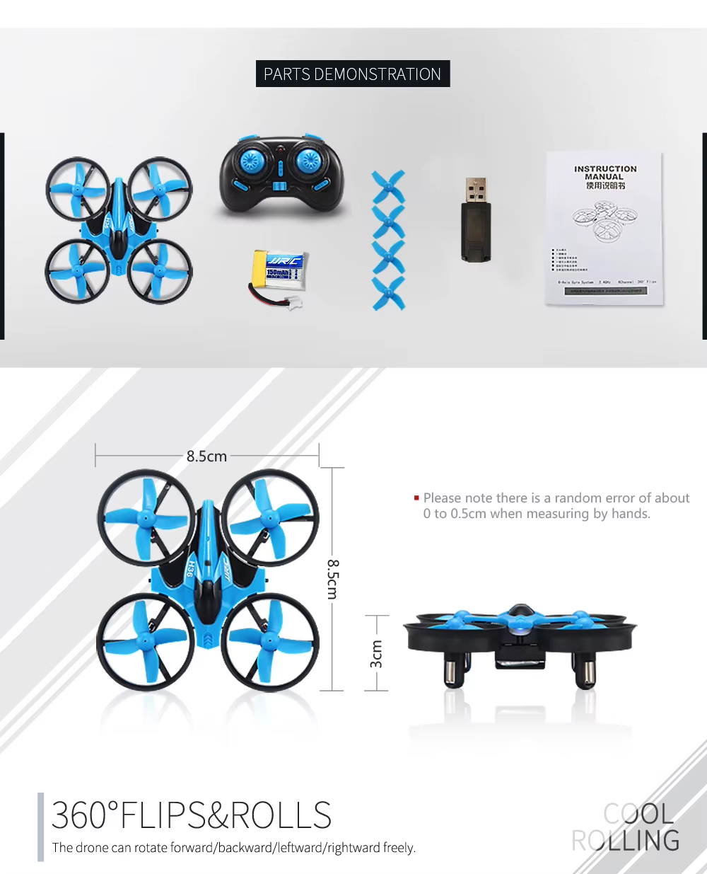 2025 NEW Mini Drone RC Drone Quadcopters Headless Mode One Key Return RC Helicopter