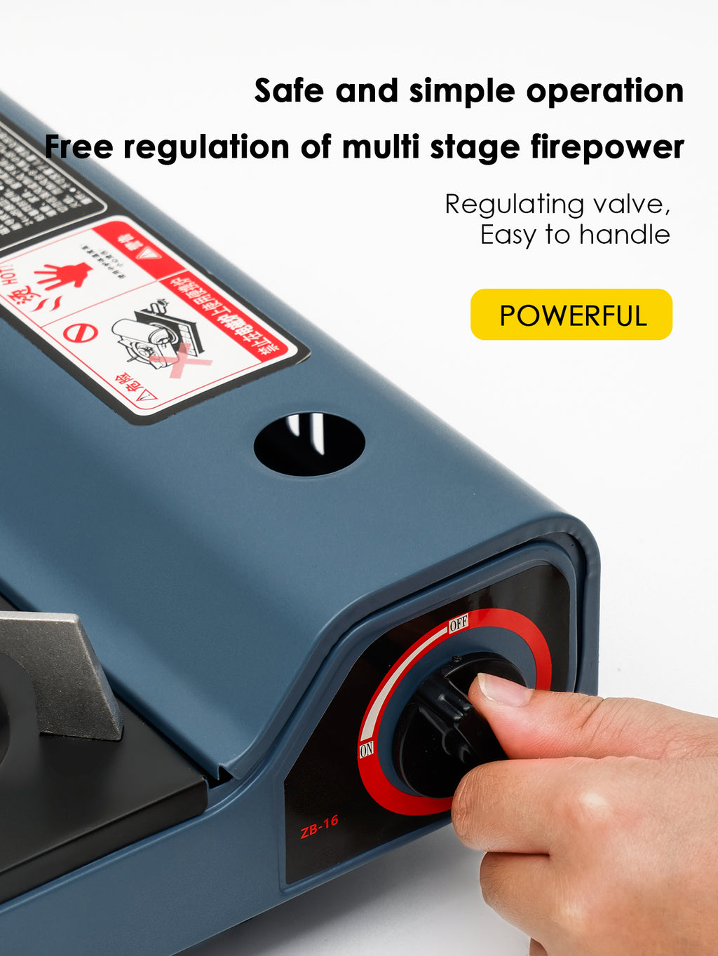 Portable Butane Gas Stove Camping BBQ Gas Burner Stove for Outdoor Cooking