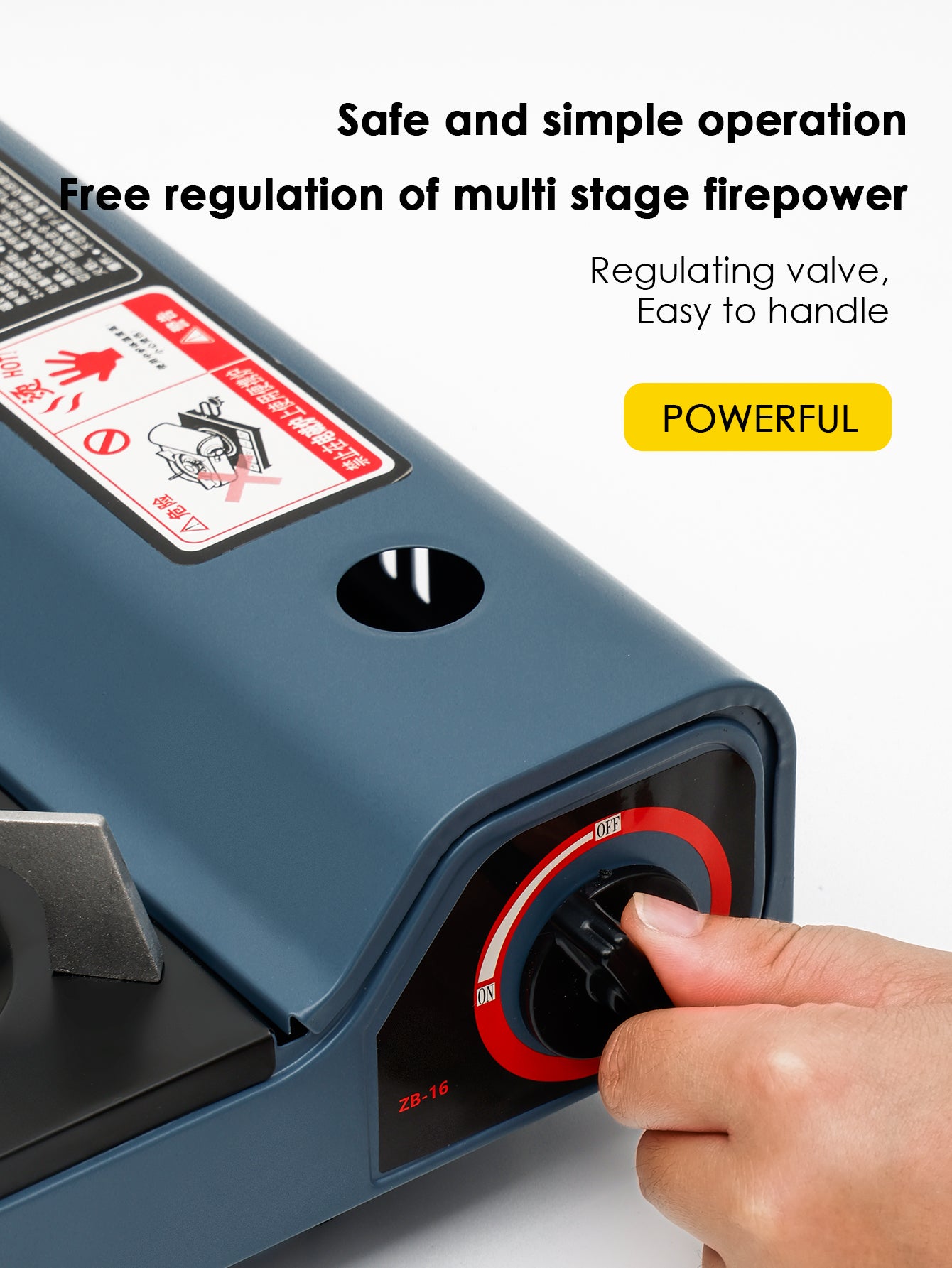 Portable Butane Gas Stove Camping BBQ Gas Burner Stove for Outdoor Cooking