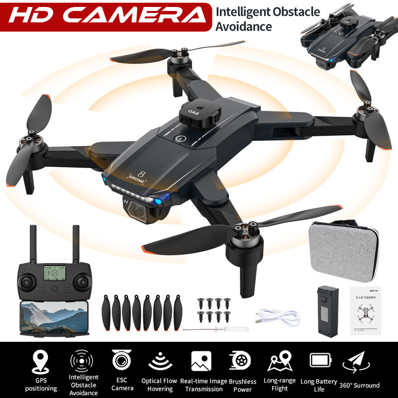 Obstacle Avoidance 235G Drone 2.4G Brushless Powered Drone with Professional 8K Camera and GPS Function Rc Drone