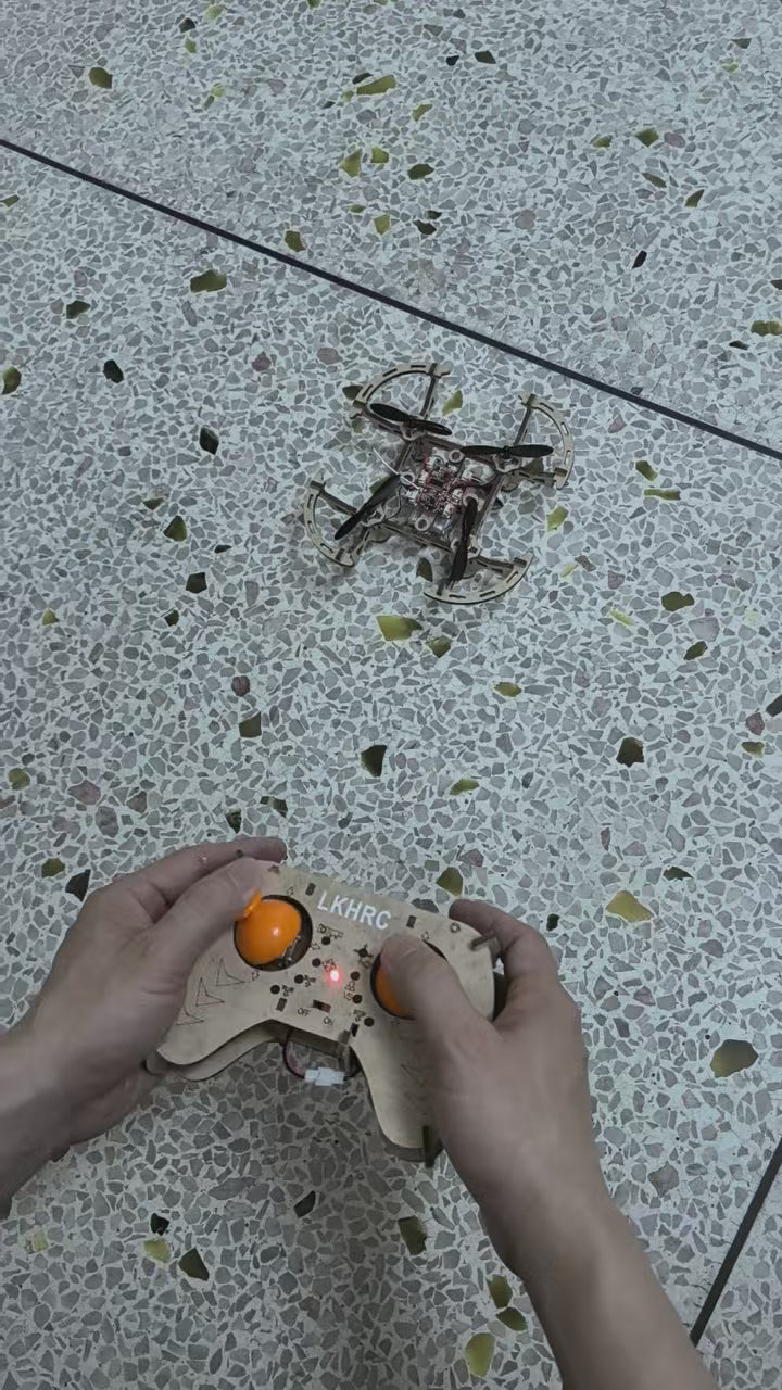 Wooden DIY Drone Kit – Educational STEM Handcraft Assembly Model